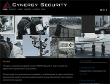 Tablet Screenshot of cynergysecurity.com